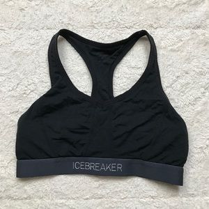 Icebreaker Black Sports Bra